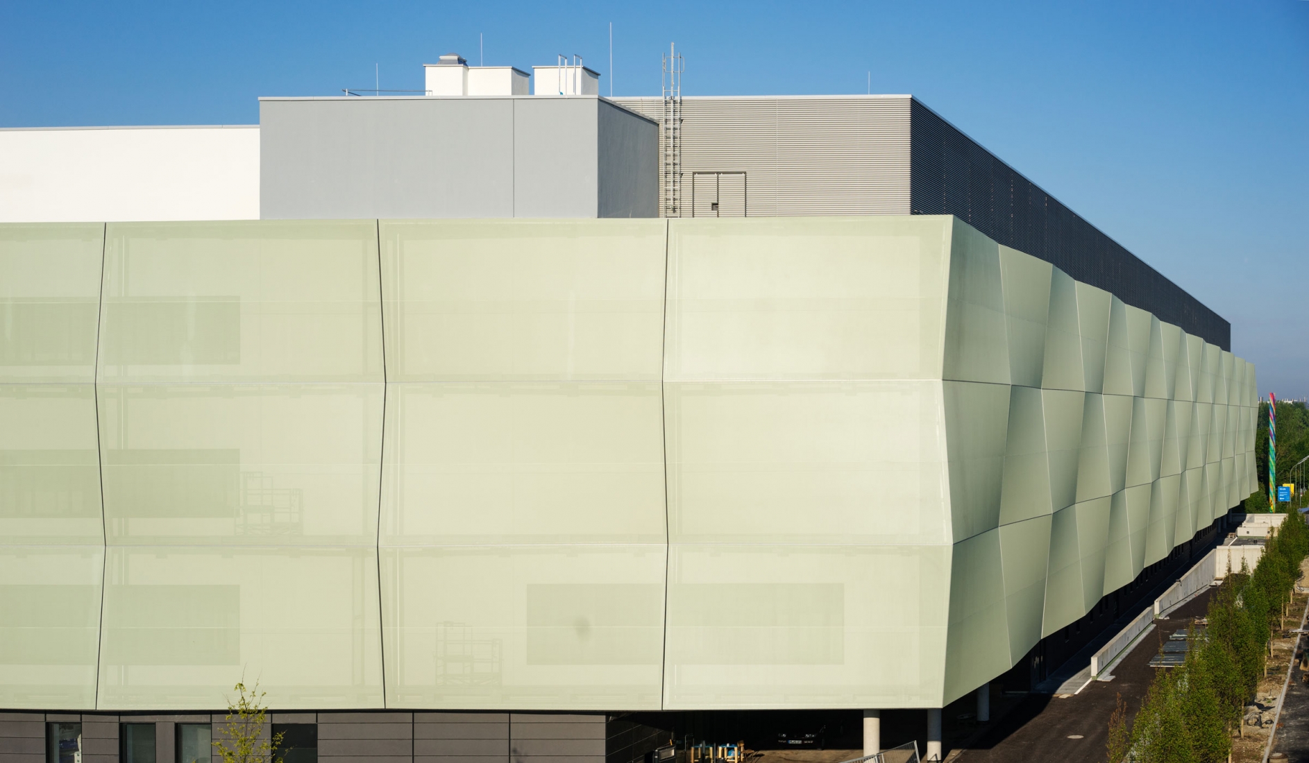 Grosshadern Clinic, 3D fasad