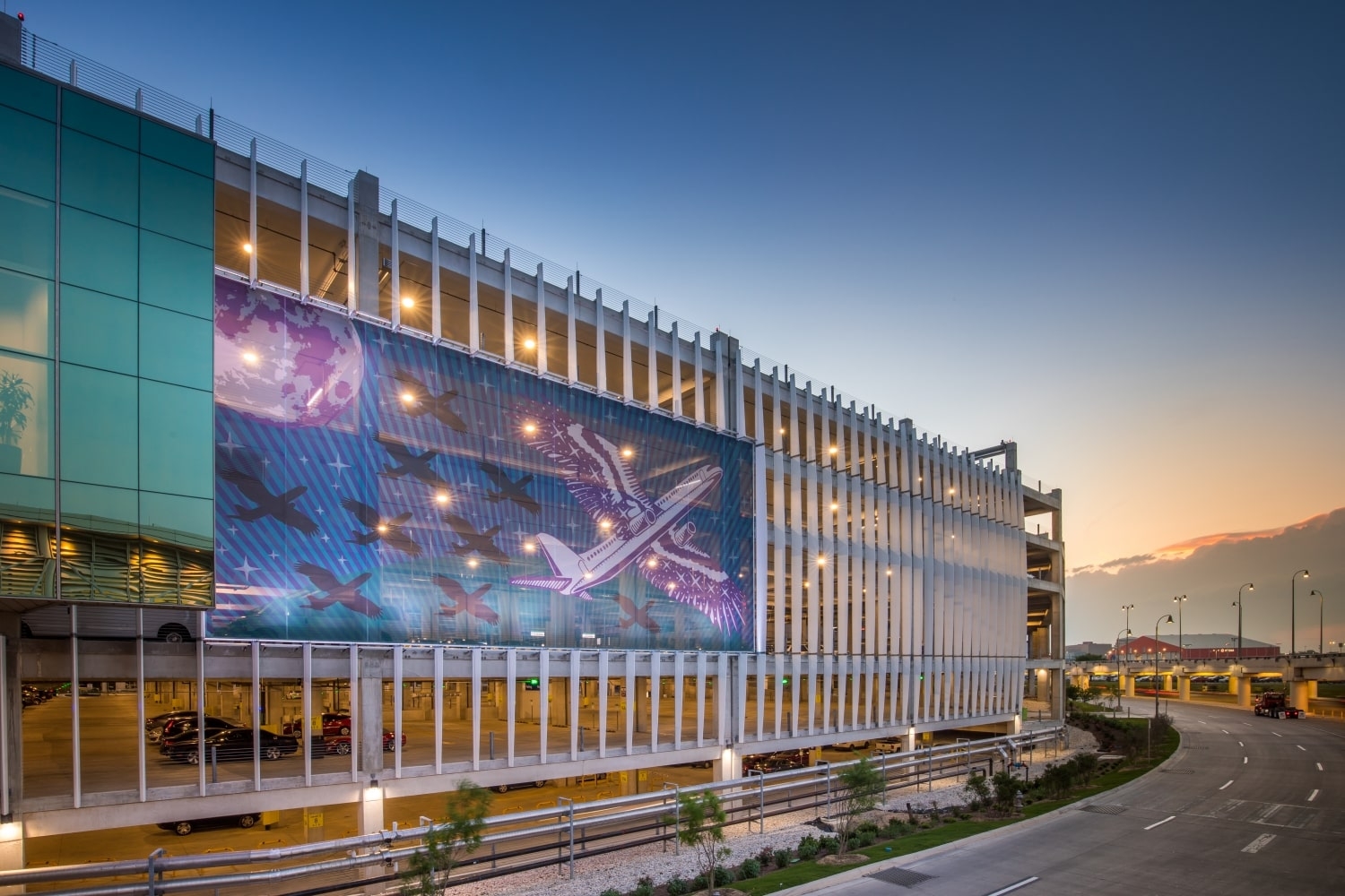 Parking Garage Facade with Soltis 381