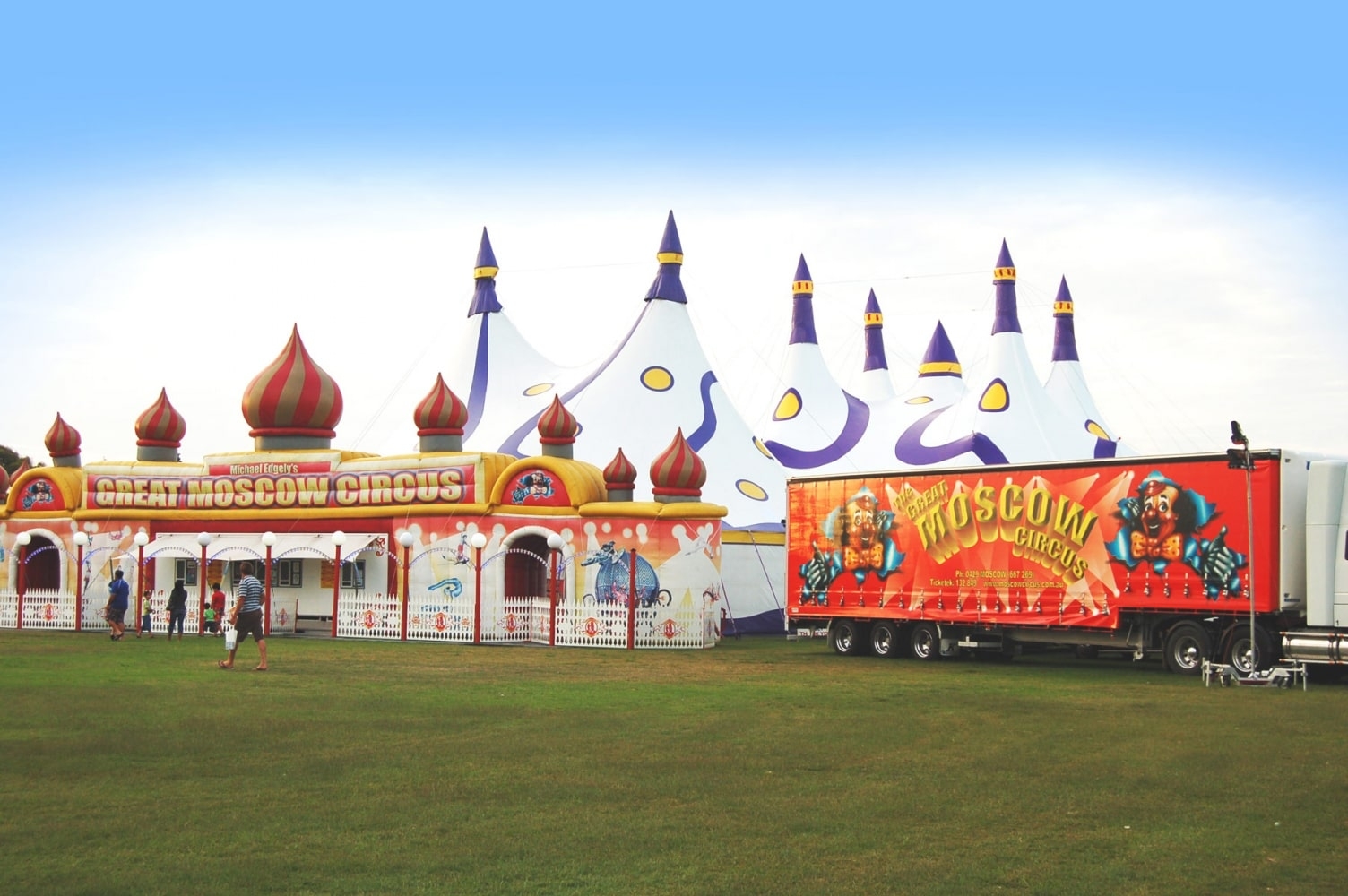 Zirkuszelt des Great Moscow Circus